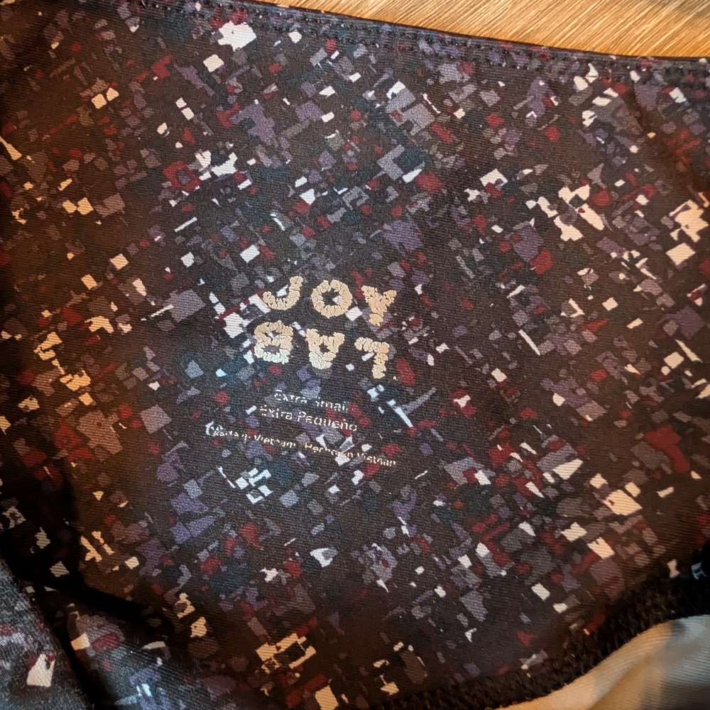 Joylab Multicolor Patterned Set Leggings And Bra - image 6